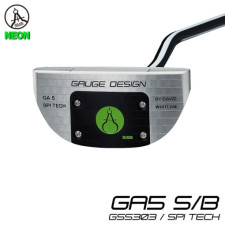 게이지디자인 네온 시리즈 GA5 실버 블랙 GSS303 스틸샤프트 말렛 골프 퍼터 1000002257