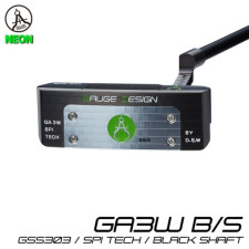 게이지디자인 네온 시리즈 GA3W 블랙 실버 GSS303 블랙샤프트 일자형 와이드 블레이드 퍼터 1000002252